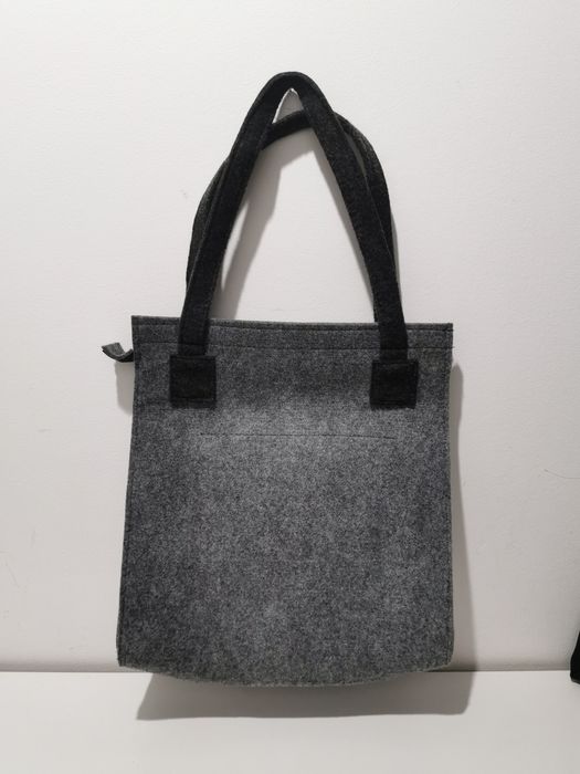 Góralska szara torba duża shopper