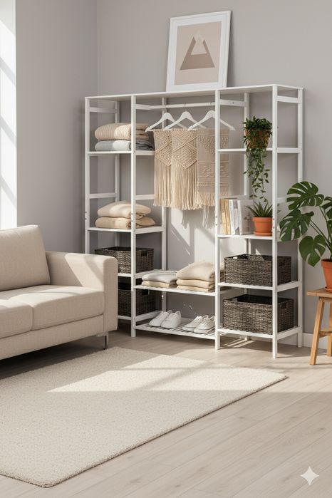 Armario aberto de bambu