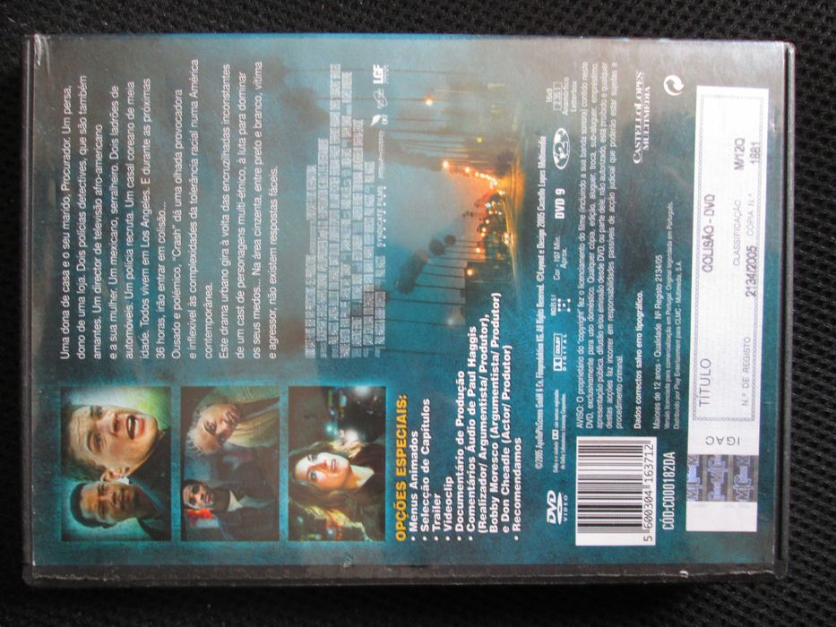 Colisão, com Matt Dillon, Jennifer Esposito, Sandra Bullock