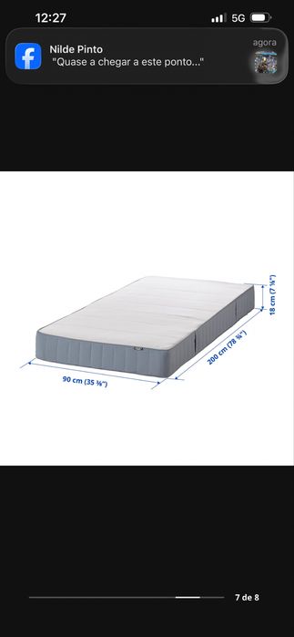 Colchao de Molas do Ikea, Novo