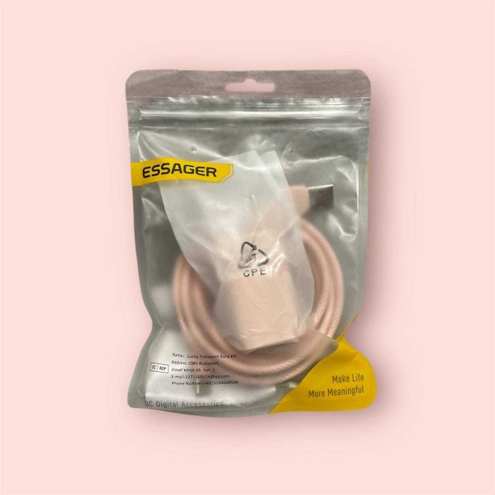 Комплект зарядного пристрою GaN 20W + USB кабель Type-C 7A Essager