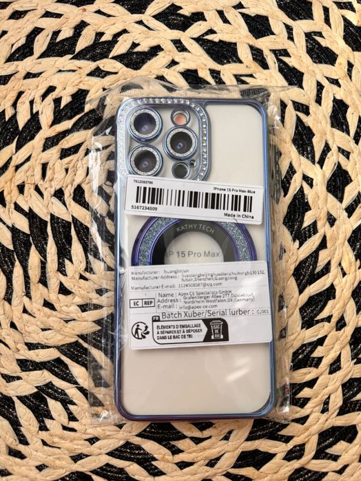 Чохол на IPhone 15 Pro Max, синій