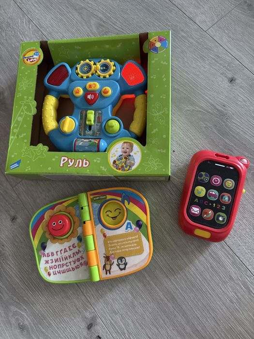 Музичні іграшки руль книжечка телефон