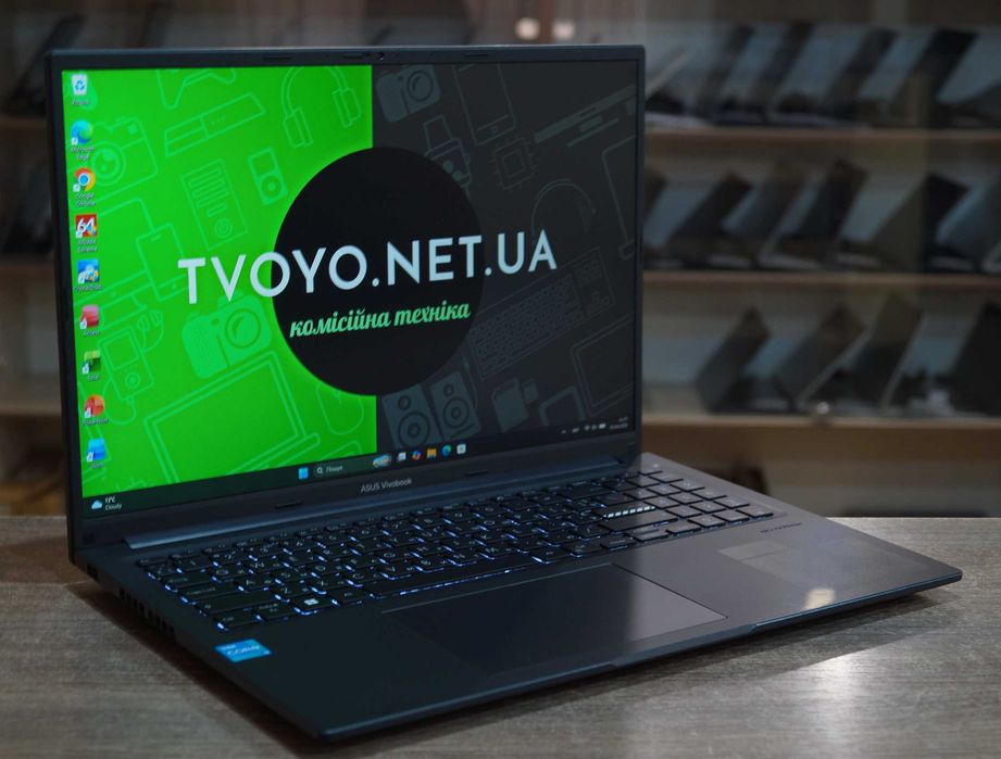 ГАРАНТІЯ Asus (16.1" IPS/Core i3-1215U/RAM 8ГБ LPDDR5/SSD 256ГБ)TVOYO