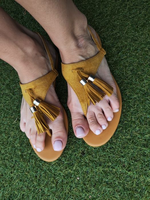 Sandały sandałki letnie klapki damskie japonki H&M buty letnie