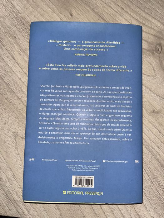 cidades de papel - jonh green