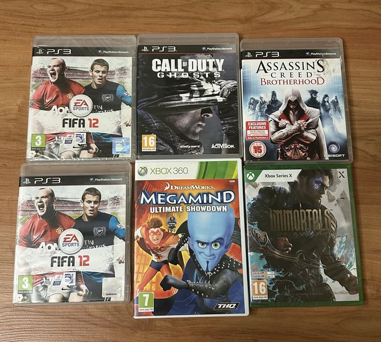 Диски для XBOX та PlayStation лотом