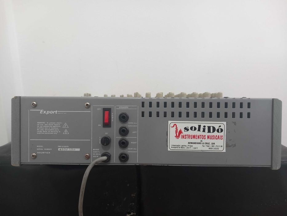 Mesa de mistura de Som