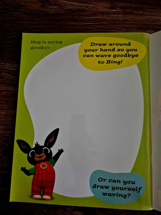 Bing książeczka ze zmazywalnym mazakiem - język angielski