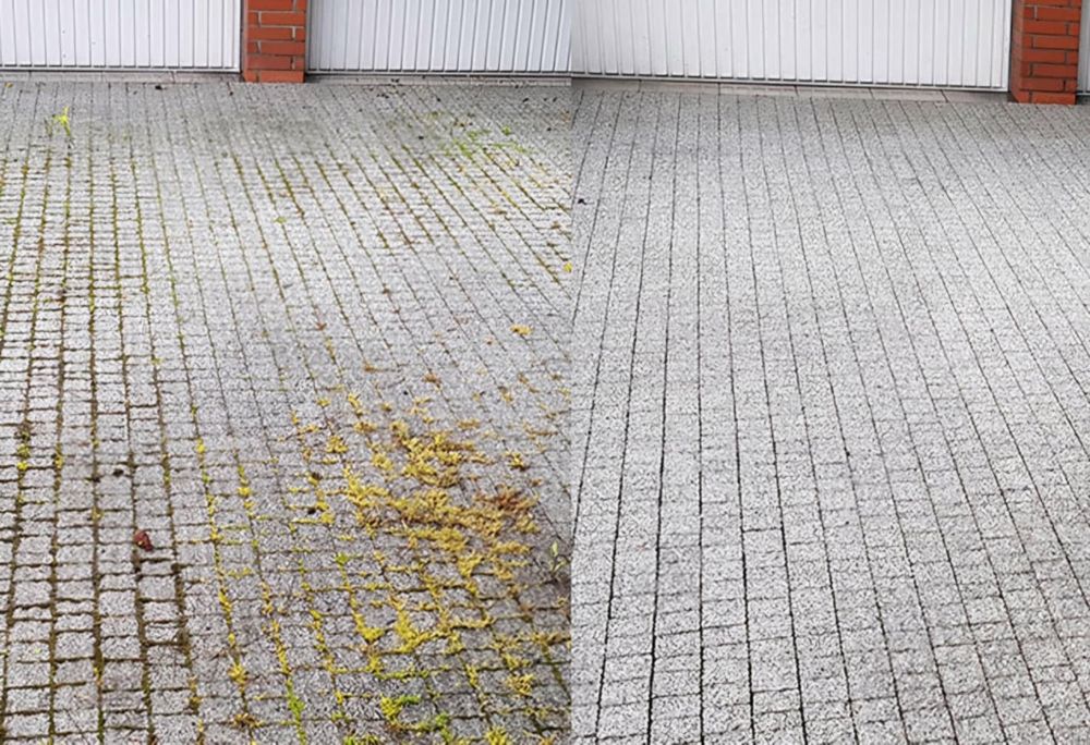 Mycie kostki, elewacji, dachów, płotów