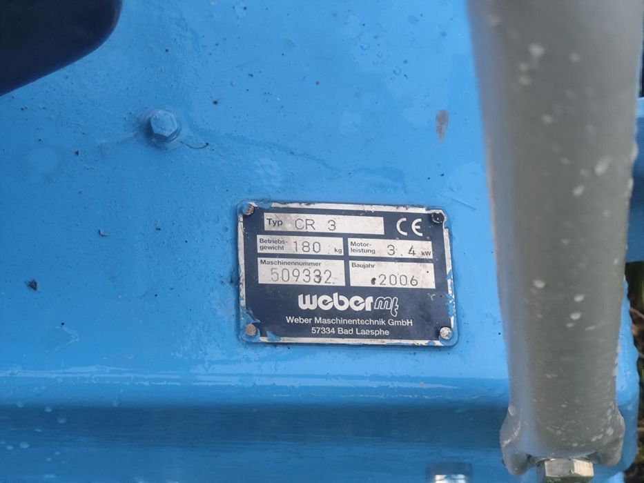 Sprzedam zagęszczarkę Weber 180