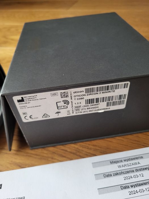 Aparat słuchowy Opticon Zircon 2 Minirite gwarancja