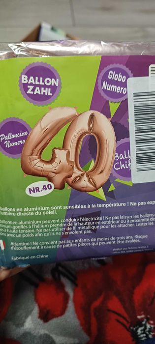 Balony na 40 urodziny