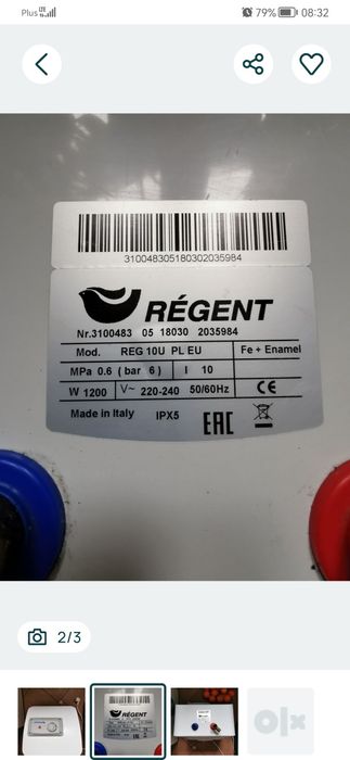 Podgrzewacz wody Regent