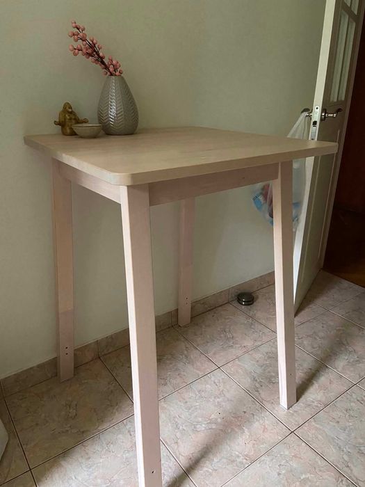 Stół drewniany wysoki IKEA stan idealny