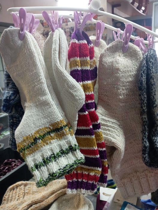 Вязанные носки новые