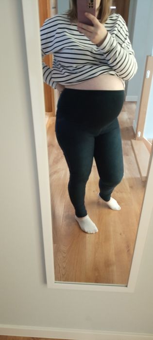 Ubrania ciążowe bluza jeansy