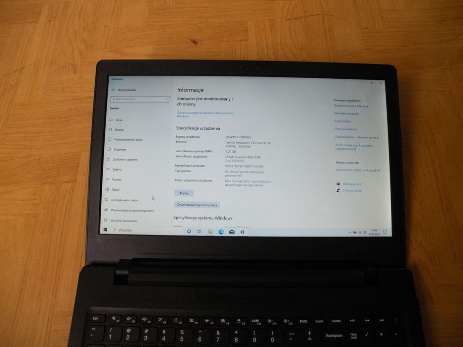 Laptop Lenovo ideapad 110