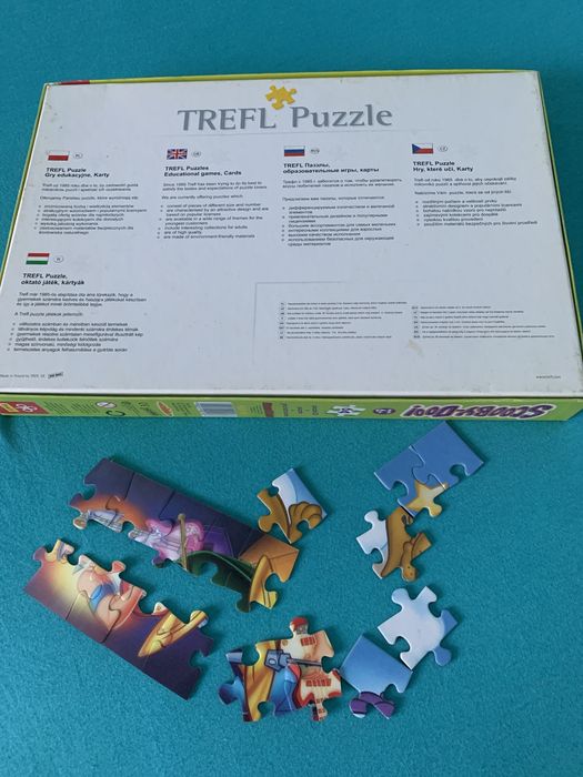 Puzzle Scooby-Doo Puzzle zwykłe i drugie 3D