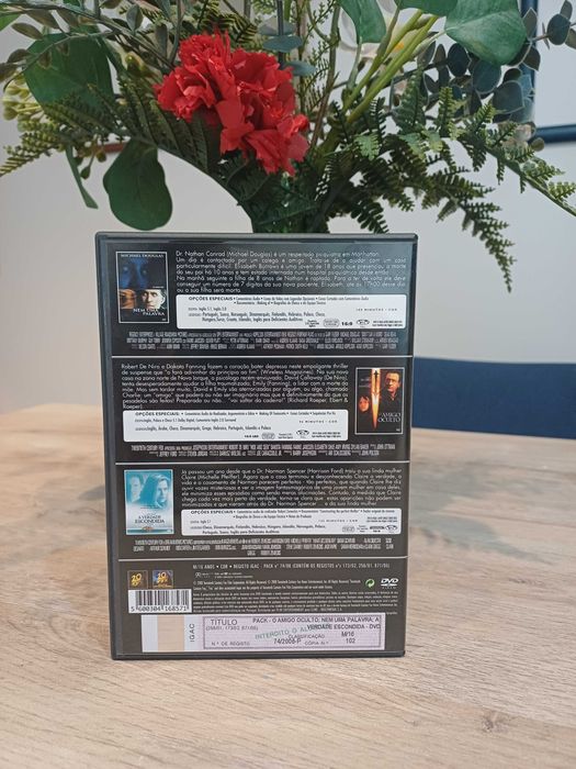 Pack 3 DVDs Suspense: Nem Uma Palavra + O Amigo Oculto + A Verdade Escondida – Novo
