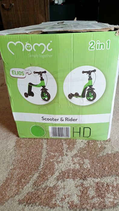 Самокат-беговел MoMi ELIOS 2в1
