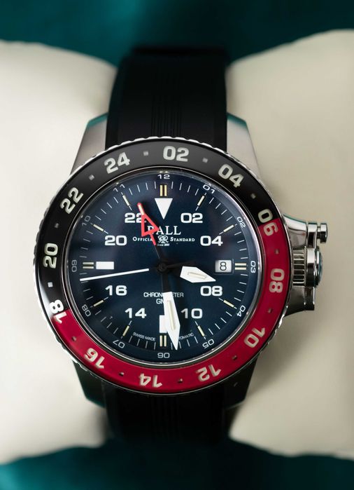 Zegarek Ball Engineer Hydrocarbon AeroGMT II DG2018C-S3C-BE GW2028