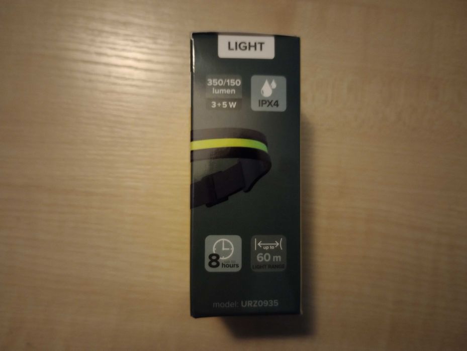 Zegarek sportowy Smartwatch Activity Black GPS + czołówka