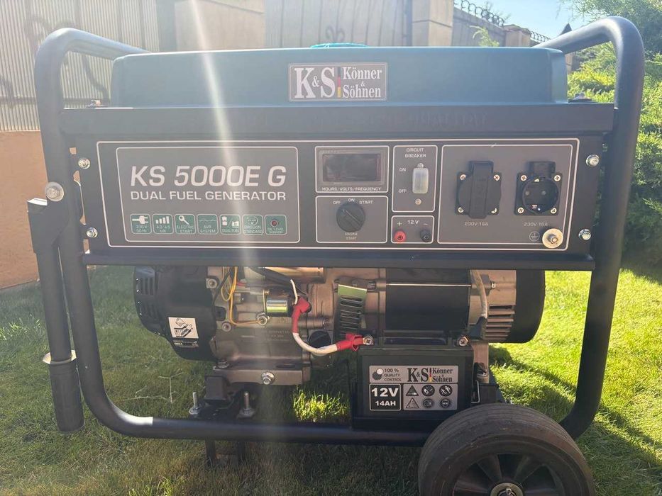 Продам генератор газобензиновий «Könner & Söhnen» KS 5000E G