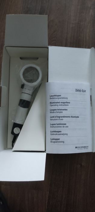 Lupa Szkło powiększające.Eschebach z podświetleniem.