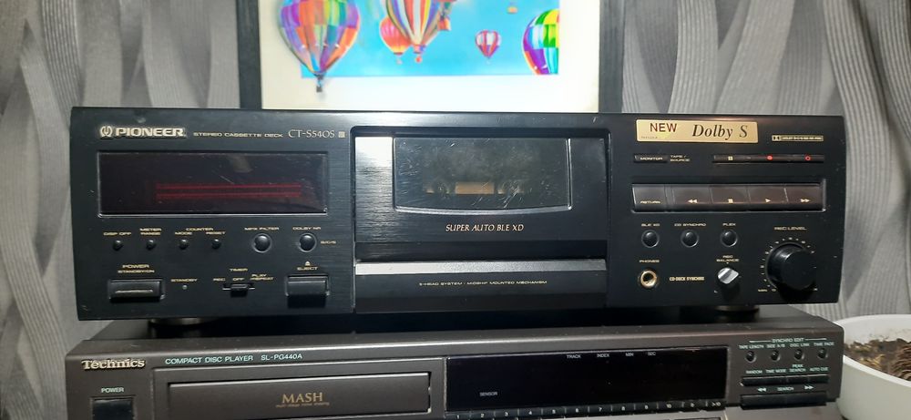 Pioneer CT-S540S дека +++ Видео работы.
