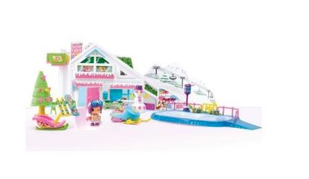 Pinypon Casinha na Neve + Pista de Gelo