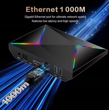 Dekoder Tv Box Janmifly R69Plus Android Wifi Bluetooth Ultra Hd 4/64GB