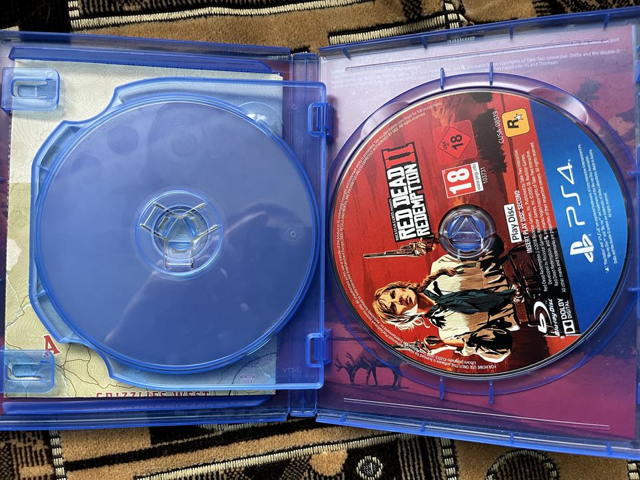 Диск PS 4/5 Red dead redemption 2, б/у