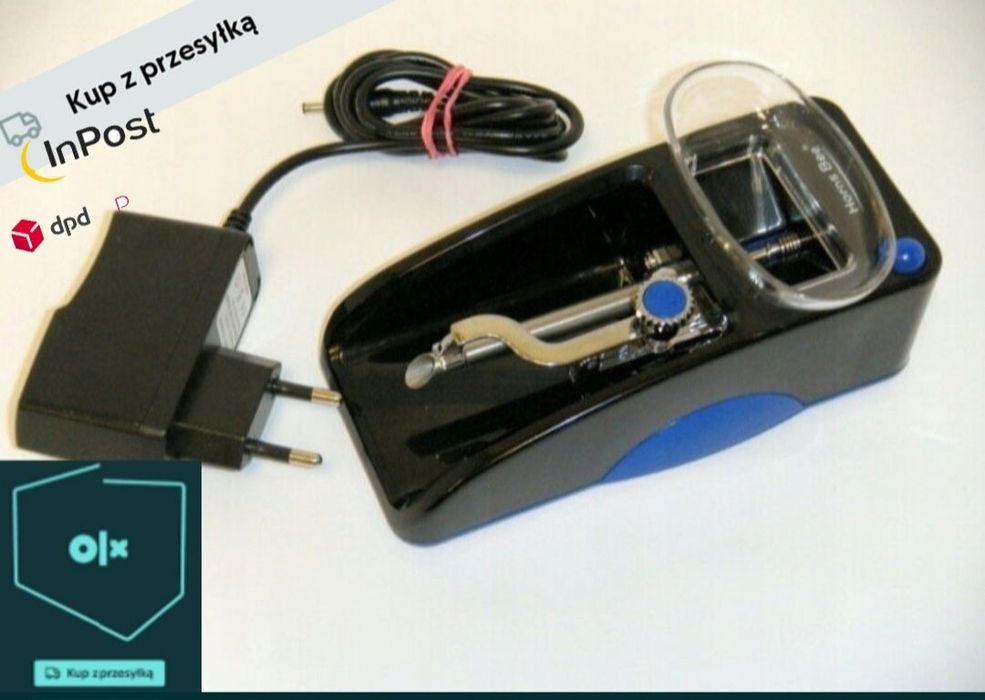 Mocna maszynka nabijarka elektryczna do papierosów
