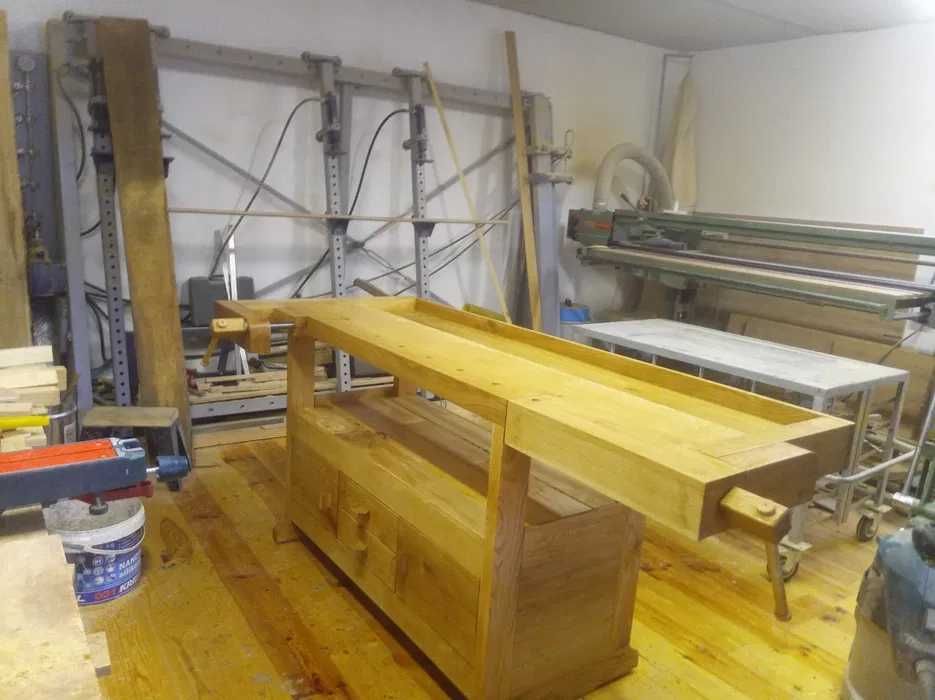 Stół stolarski, strugnica