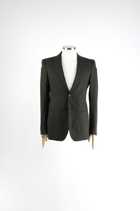 EMPORIO ARMANI чоловічий вовняний піджак у смужку. Оригінал. 46 (S)