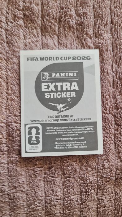 PANINI EXTRA sticker Moisés Caicedo FIFA World Cup 2026 OFICIAL