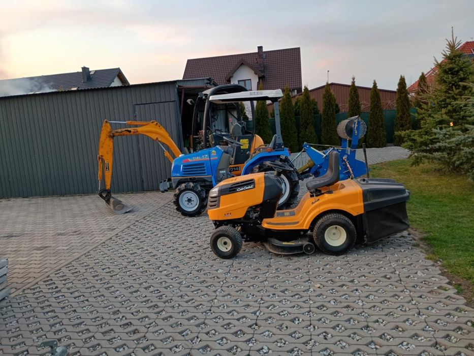 Usługi ziemne: minikoparka, kosiarka bijakowa, glebogryzarka, wywrotka