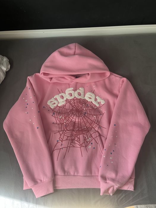 spi5er hoodie pink