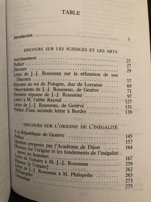 Rousseau/ Schopenhauer / Comte/ Bergson