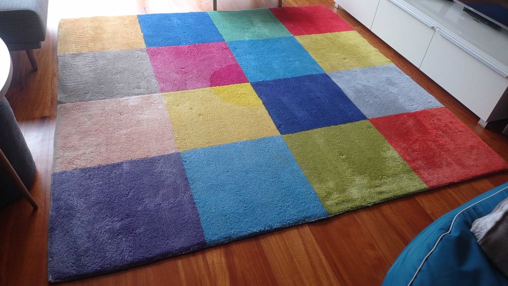 Tapete ikea em lã - limpeza profissional recente