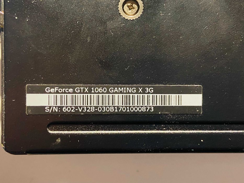MSI GeForce GTX 1060 GAMING X 3G