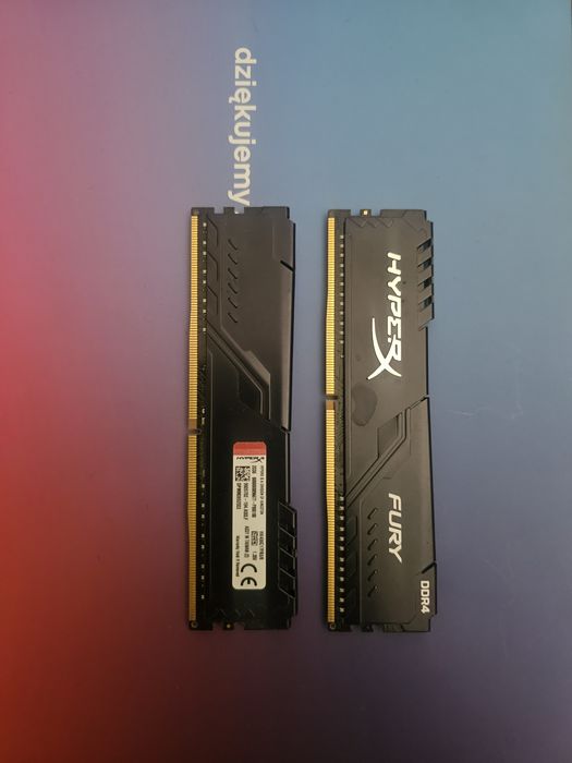 2x8GB HyperX Fury RAM 16GB DDR4-3600 CL17