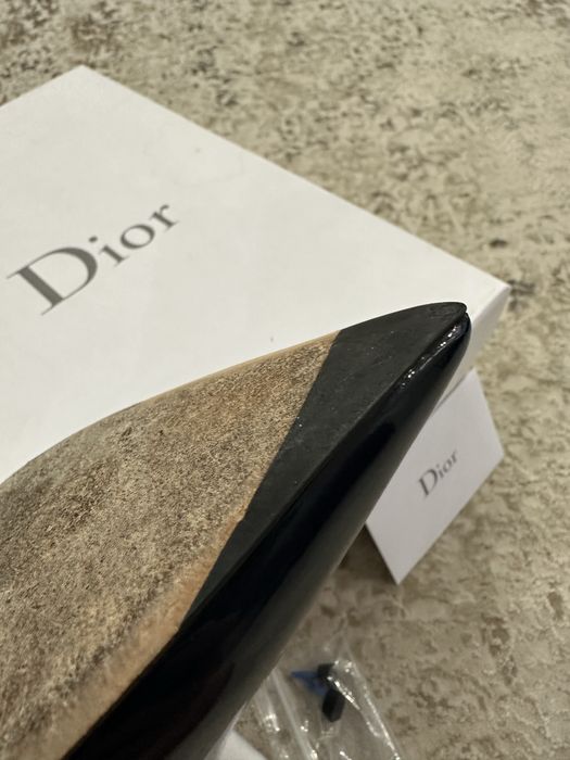 Туфлі Dior темно сині, лакована шкіра, оригінал