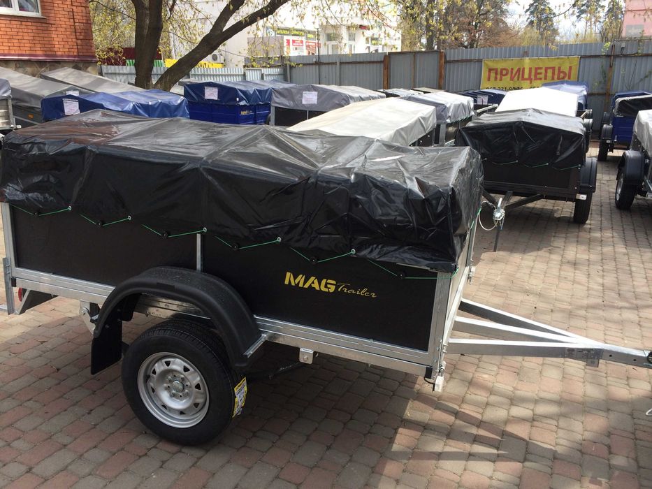 Легковий оцинкований причіп