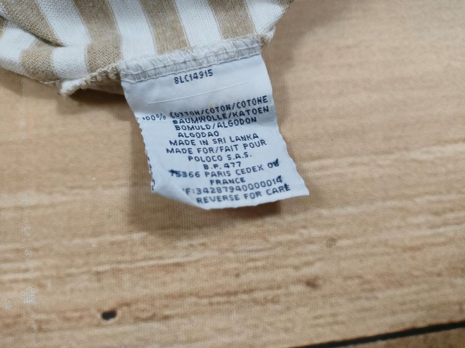 POLO RALPH LAUREN Koszulka Polo w Paski Męska Logowana r. L