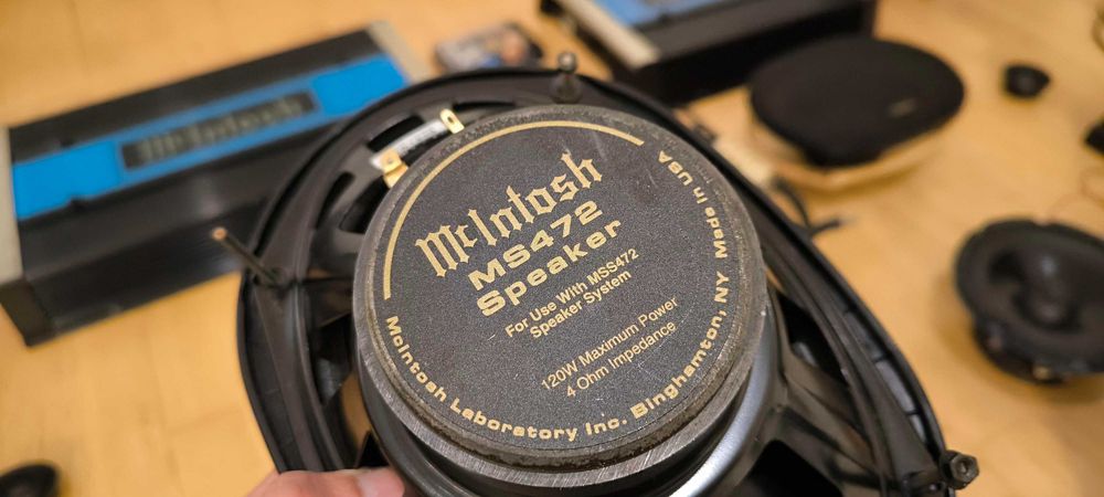 Sistema Som McIntosh / Alpine - Raridade Old School Car Audio