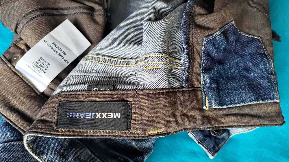 на высоких джинсы MEXX коттон р34/34 сост