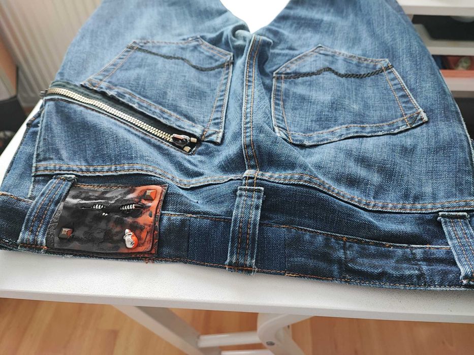 Spodnie jeans Hugo Boss Handcrafted