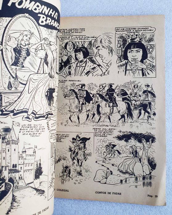 Antigo Livro de BD ~ "CONTOS de FADAS" ~ Edição Especial ~ 1959 ~ RARO